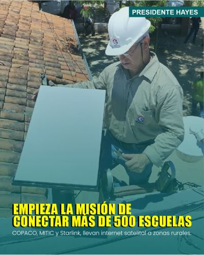 Empieza la misión de conectar más de 500 escuelas en comunidades alejadas del país.